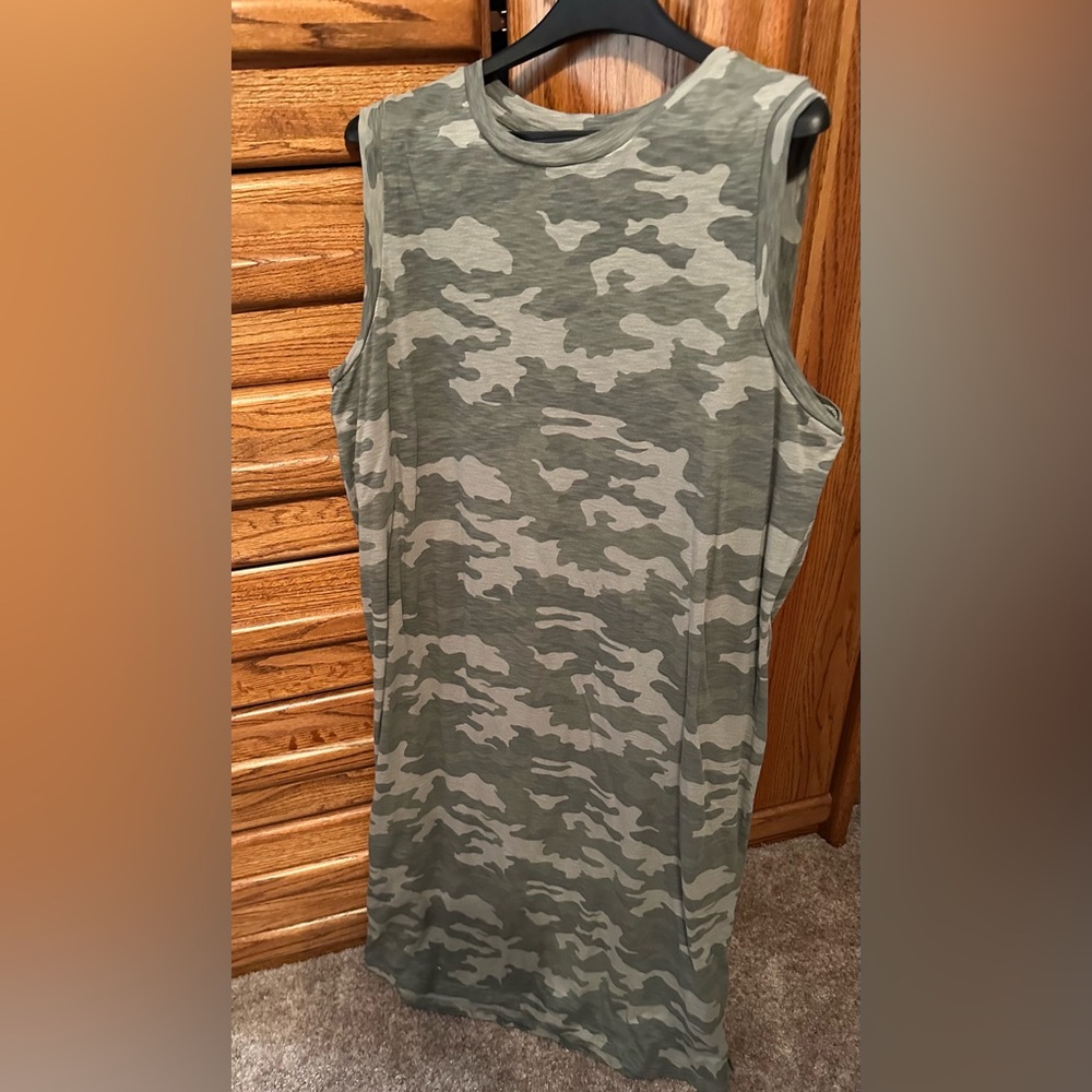 Maxi Camo Dress